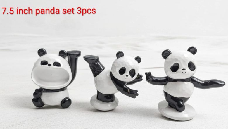 Resin Panda Statue